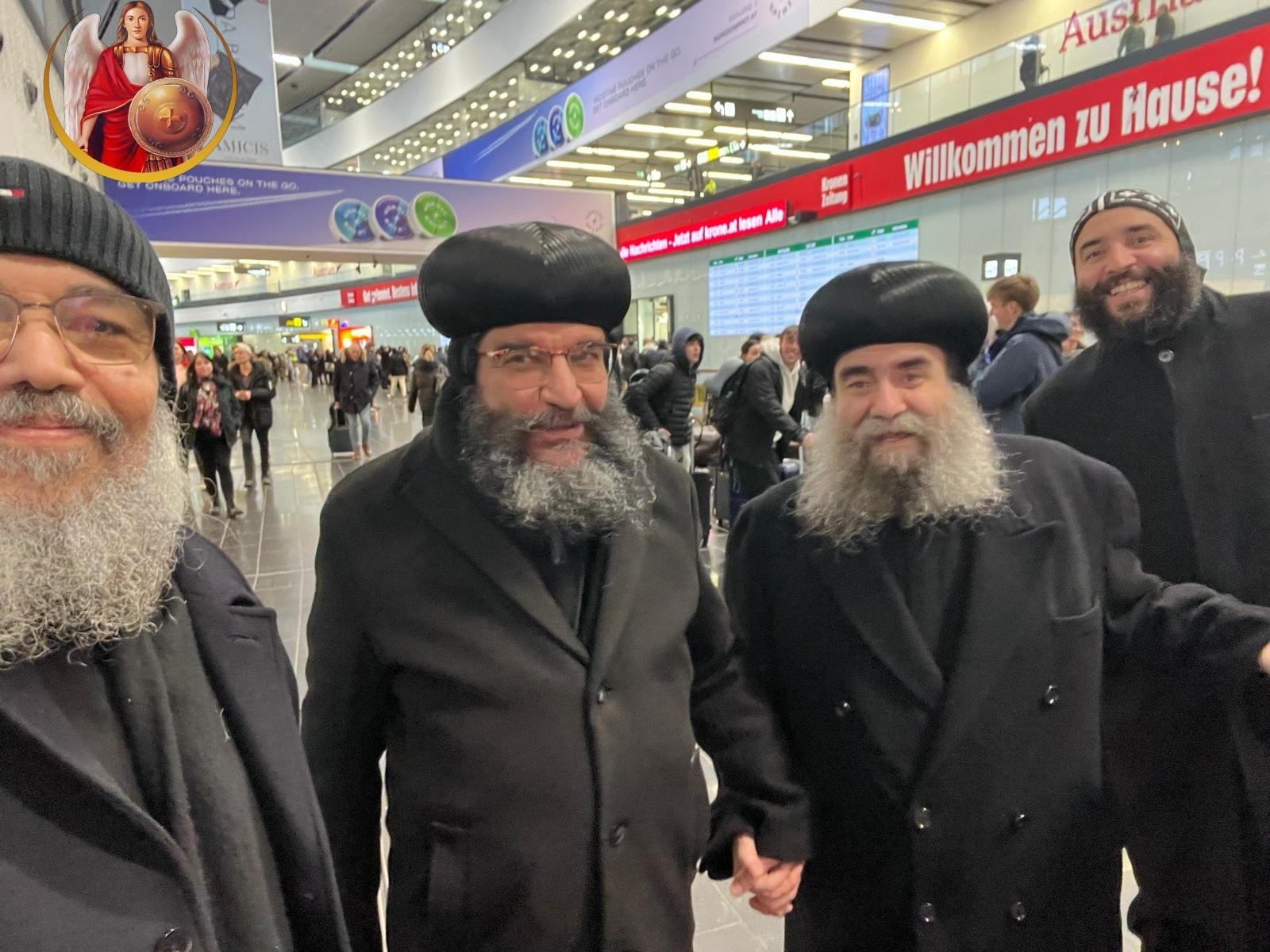 وصول الأنبا يوأنس للنمسا