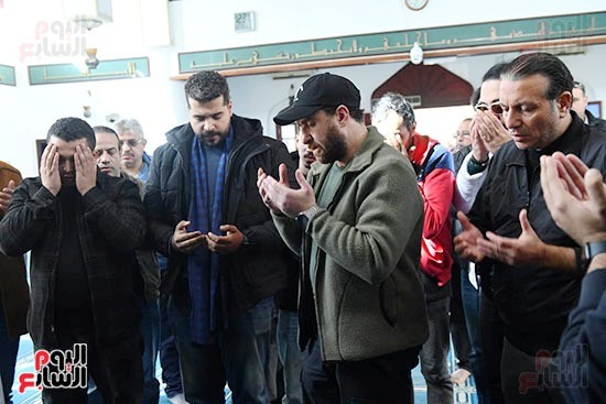 جنازة والدة نضال الشافعي