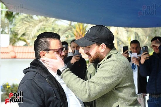 خالد جلال يواسي نضال الشافعي