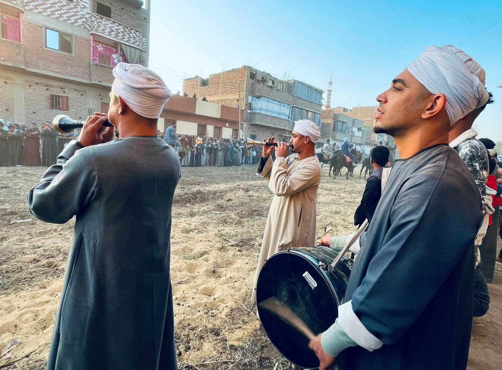 مرماح الخيل فى ليالي مولد العشي شمال الأقصر
