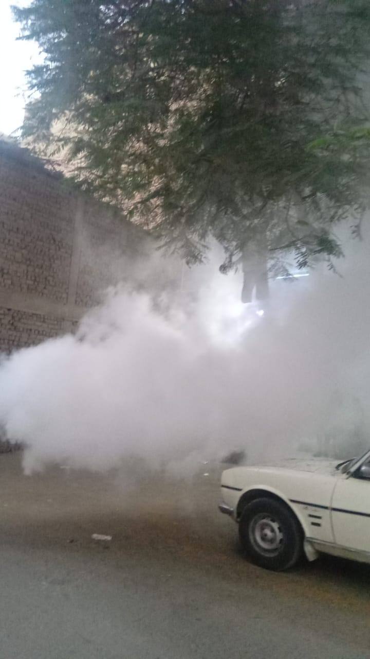 رش المتنزهات العامة