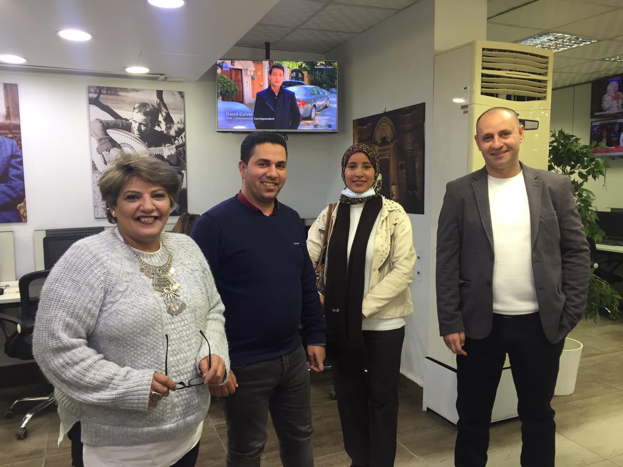 الزميل علام عبد الغفار والزملاء فى اليوم السابع داخل المؤسسة الزميل علام عبد الغفار والزملاء فى اليوم السابع داخل المؤسسة