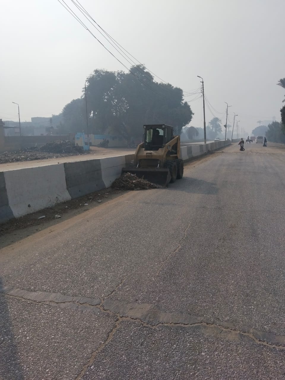 رفع كفاءة الطرق بالعياط