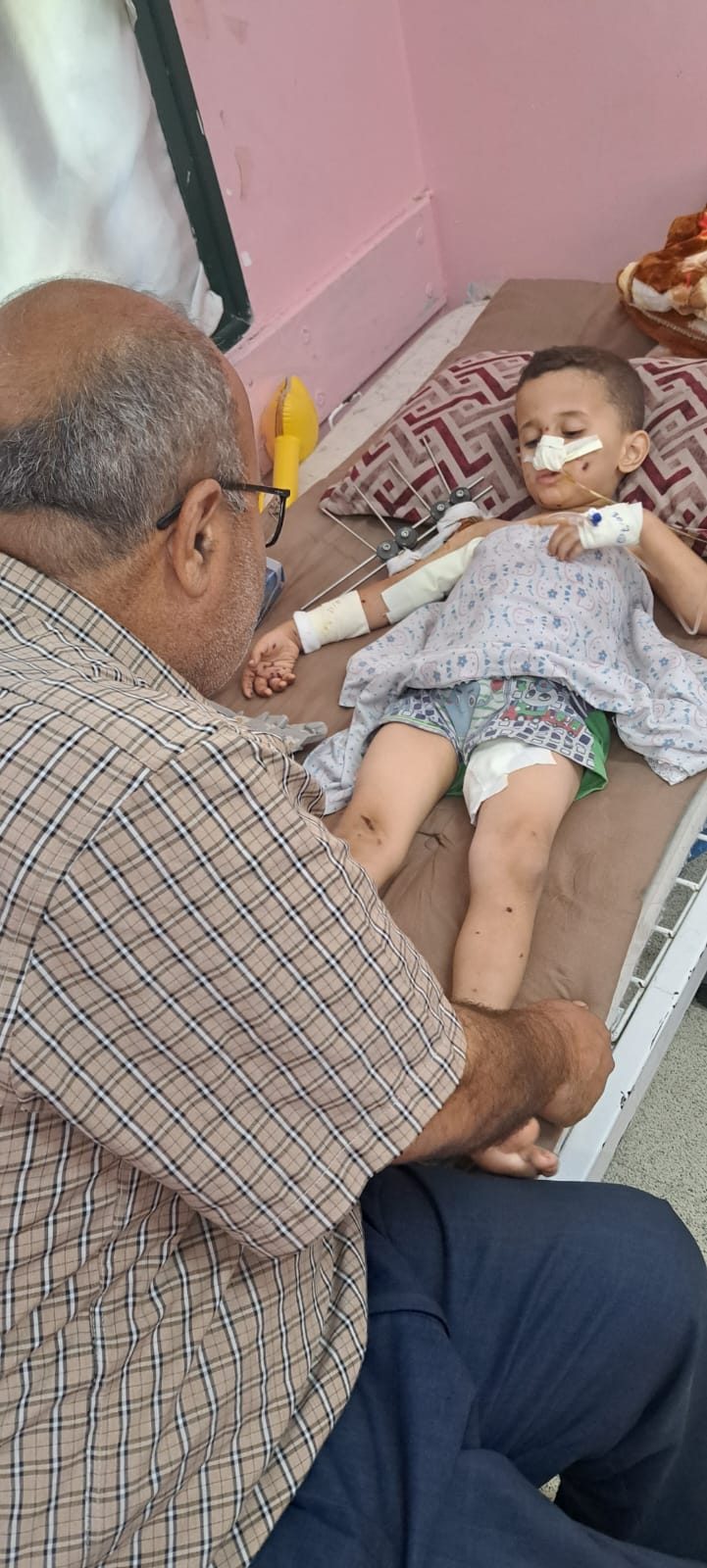 مصطفى أحمد بعد إصابته