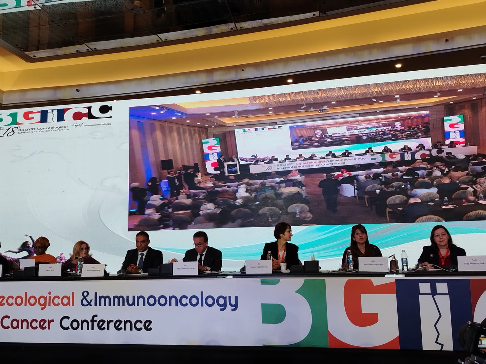 جانب من مؤتمر أورام الثدى والنساء