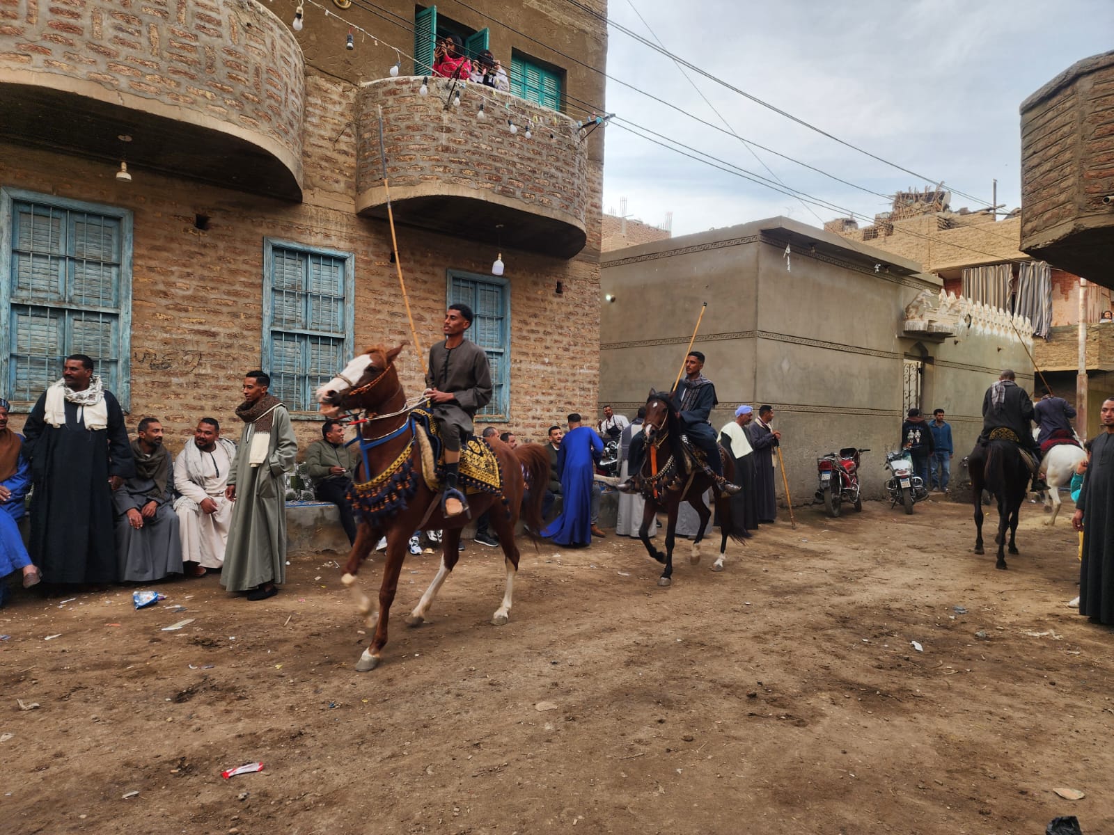 فعاليات مرماح الخيول فى مولد الشيخ محمد العشي