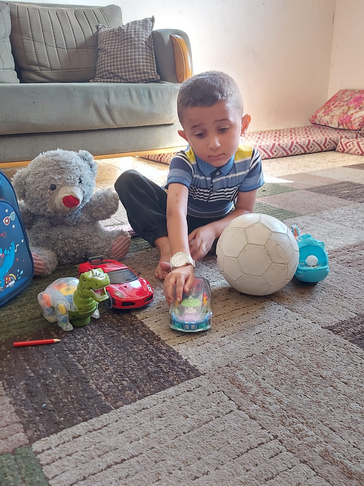 الطفل الفلسطيني مصطفى أحمد