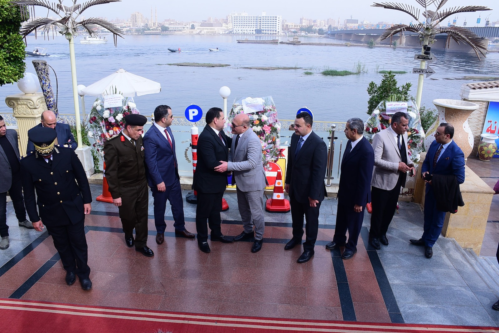 مدير أمن سوهاج يستقبل رئيس الجامعة 