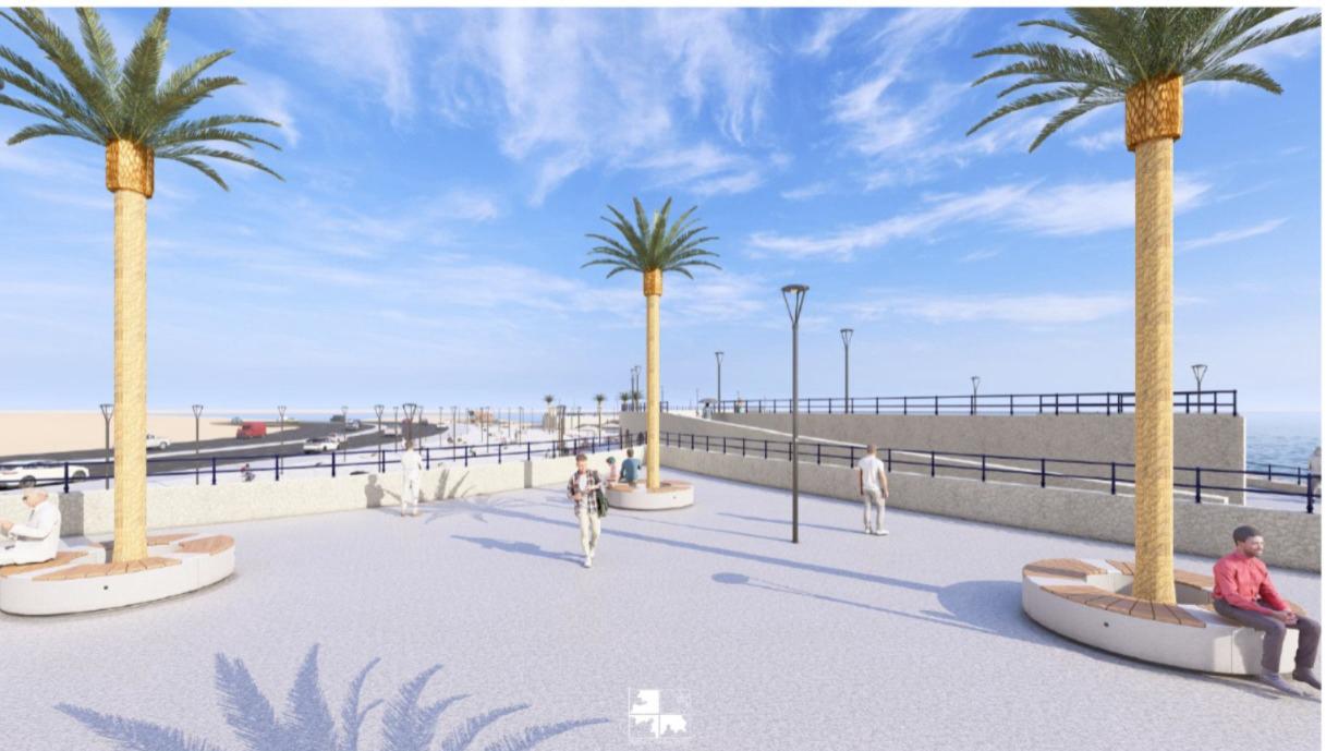 شكل المنطقة بعد التطوير