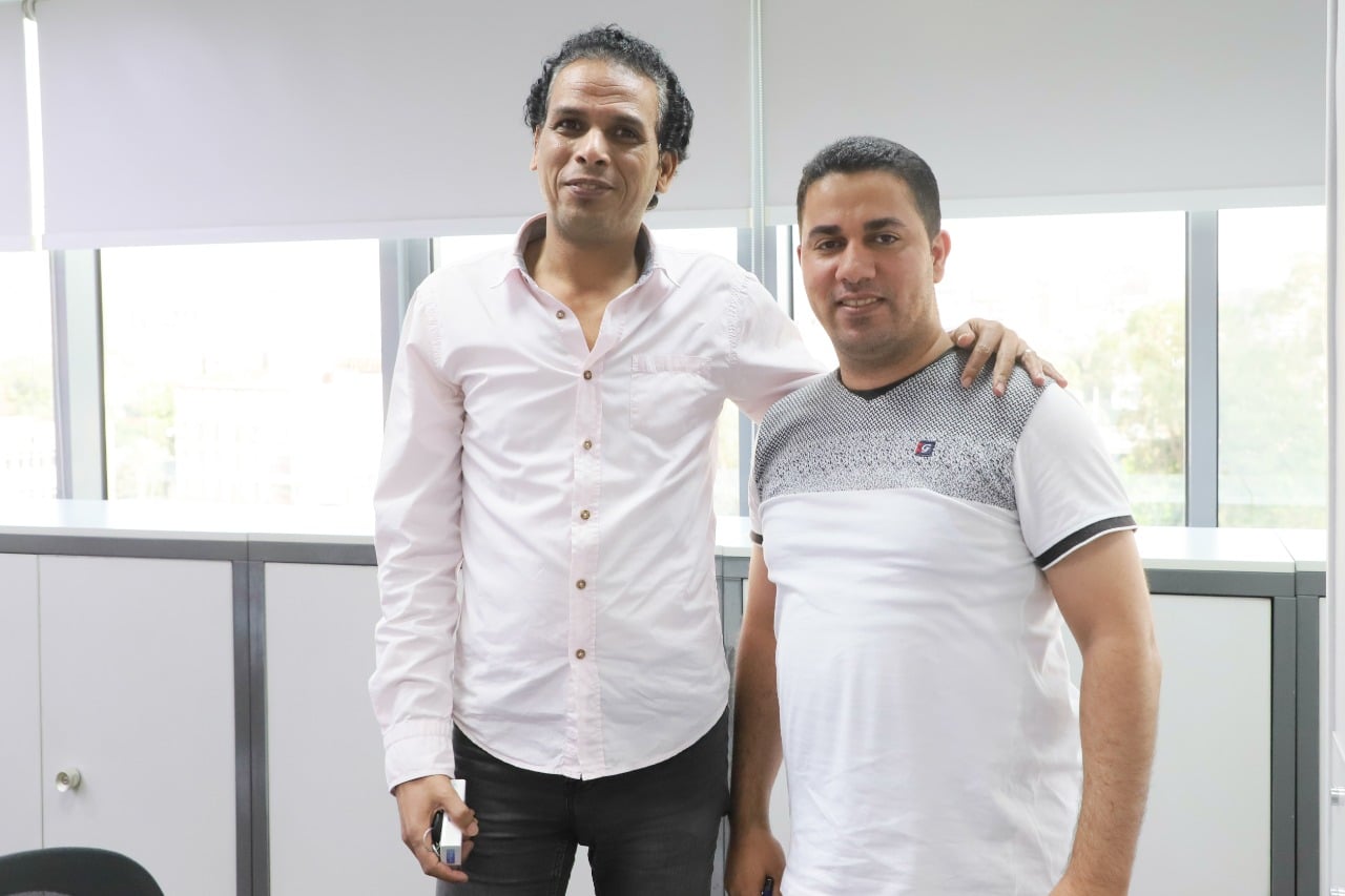 الزميل علام عبد الغفار مع الزميل سيد محفوظ الزميل علام عبد الغفار مع الزميل سيد محفوظ