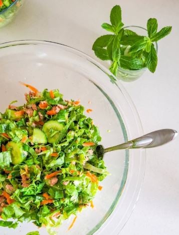 سلطة الجرجير