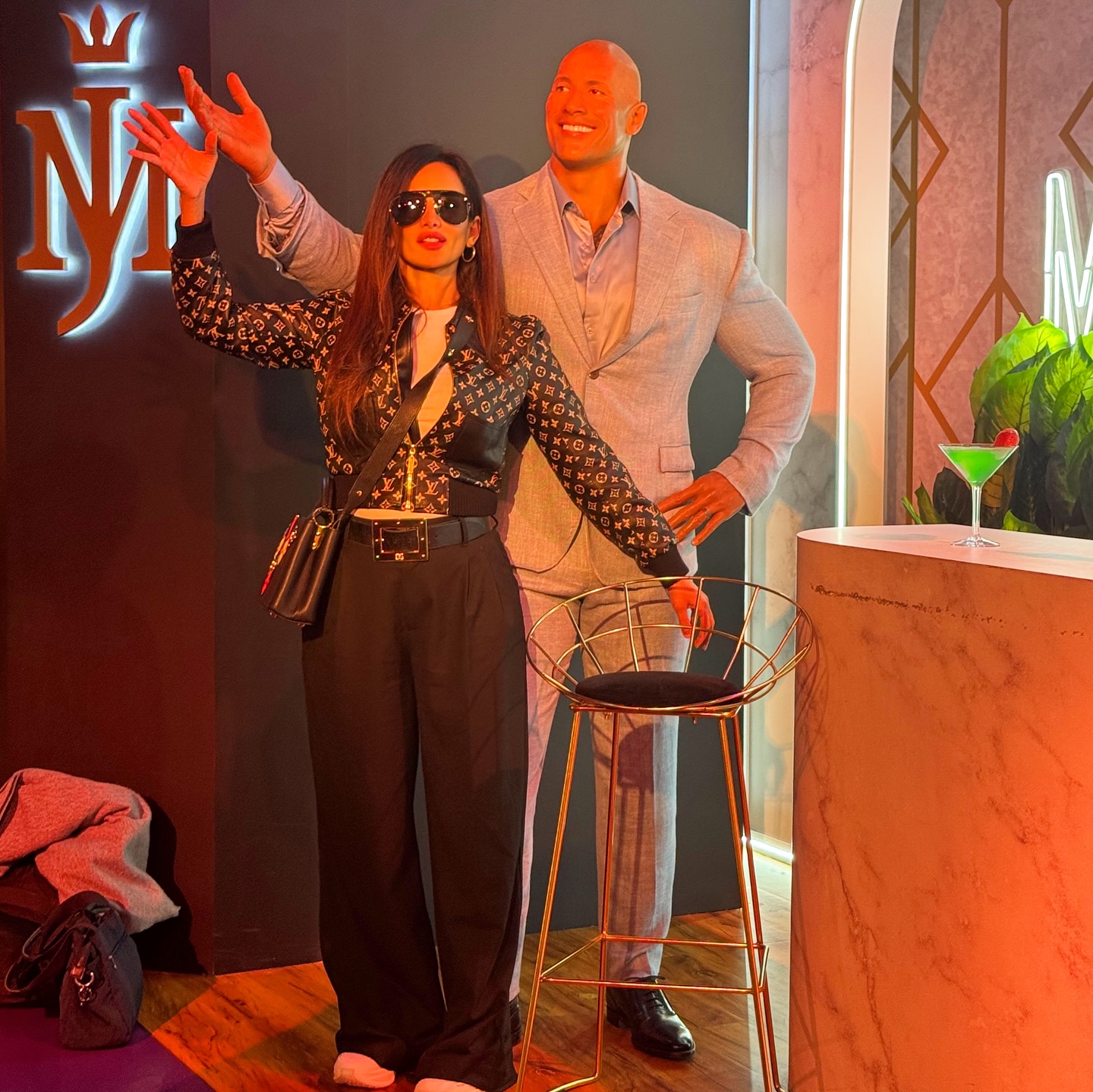 زينة في زيارة أخيرة بدبي