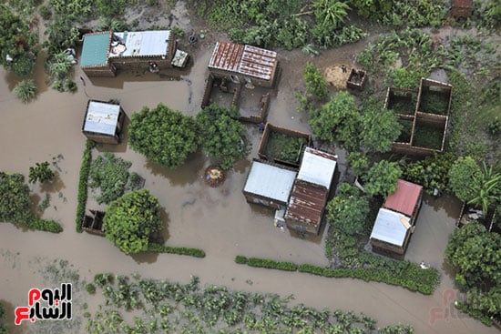 قرى دمرت نتيجة الفيضانات