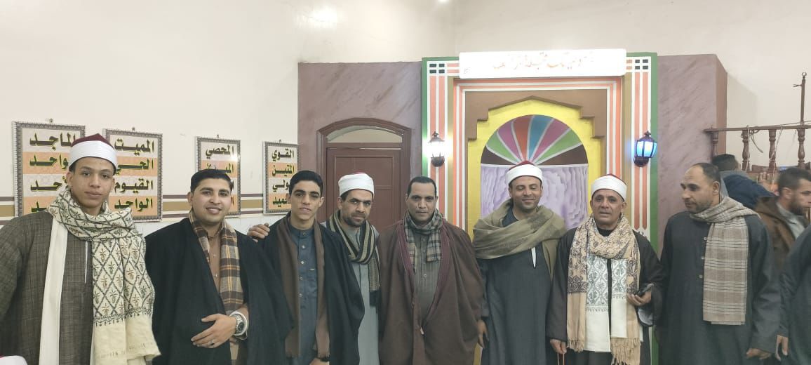 أهالي قرية طنط الجزيرة بالقليوبية يستقبلون شهر شعبان بأمسية دينية (3)