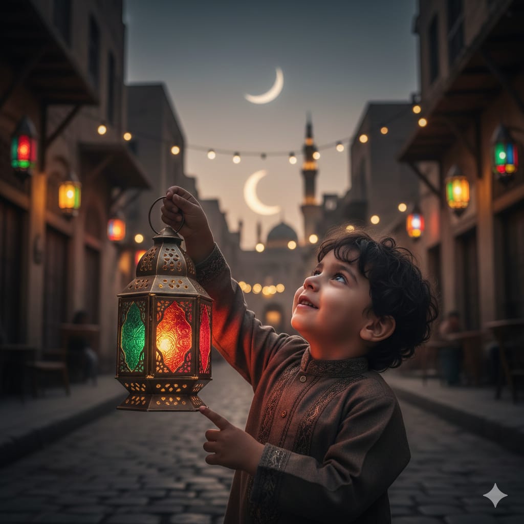 طفل يحمل فانوس 05d52345-5c9c-4735-8fc5-0376719da3d0