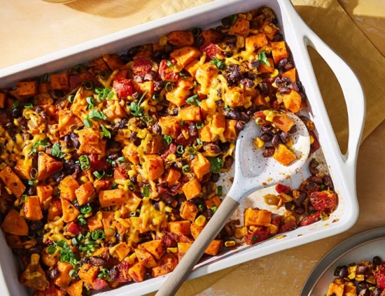 طاجن البطاطا الحلوة