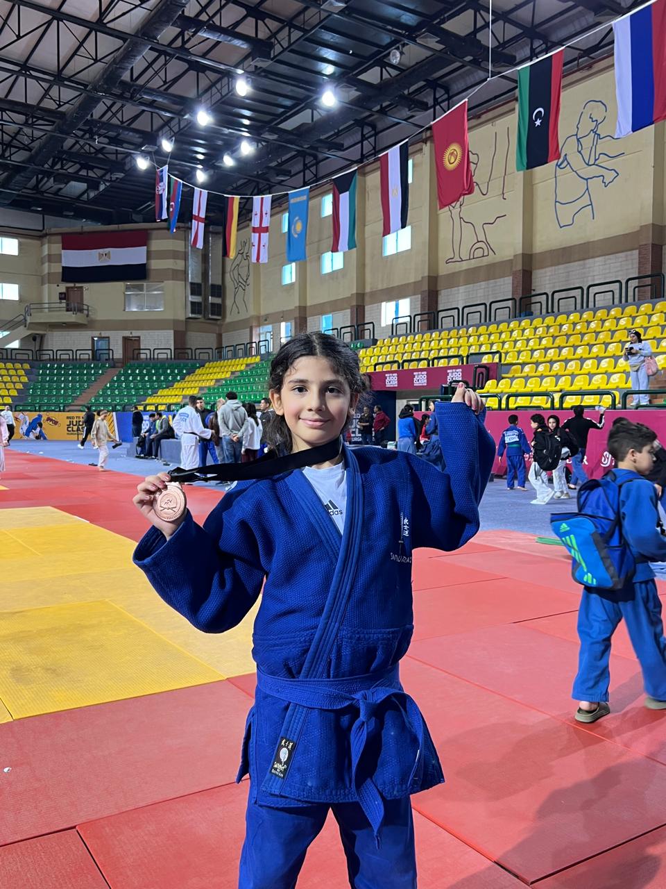 سيرين محمد حسين القط تحصد الميدالية البرونزية