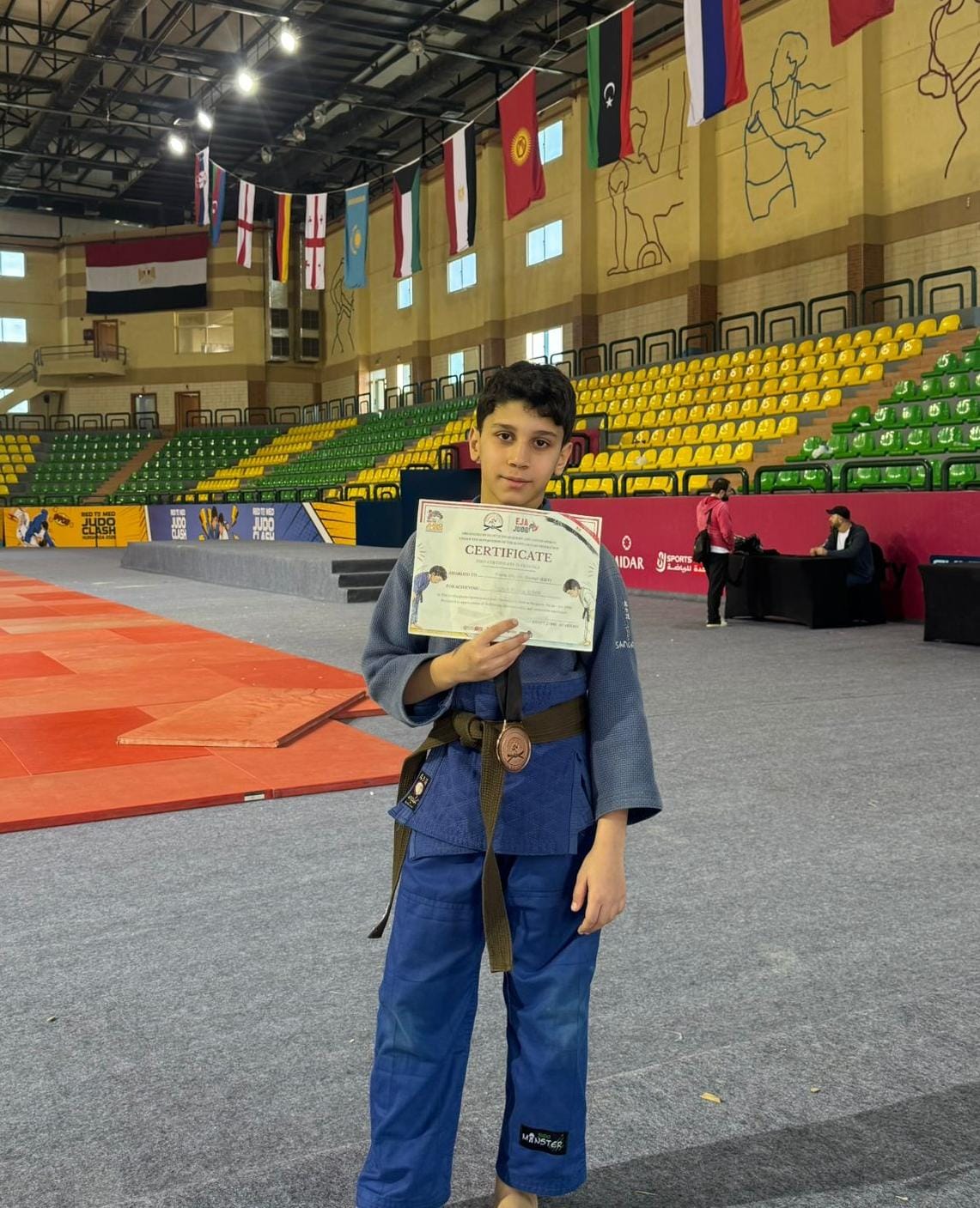 فارس أحمد جمال يحصد المركز الثالث