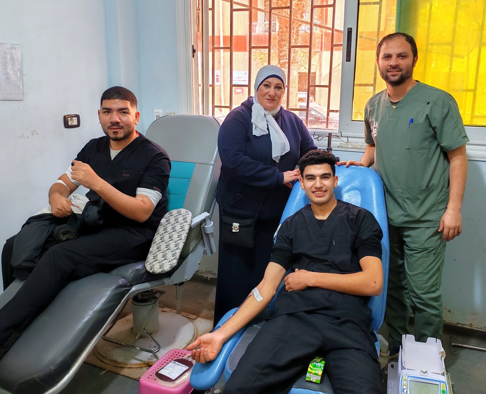 تبرع طاقم التملاريض بدسوق بالدم تبرع طاقم التملاريض بدسوق بالدم