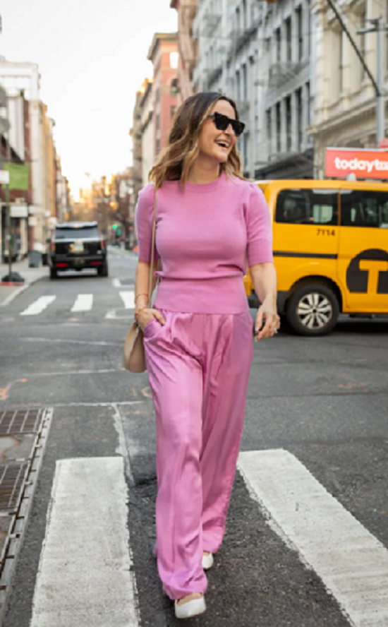 بنطلون واسع الساقين