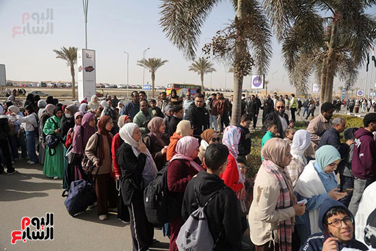 زحام في معرض الكتاب