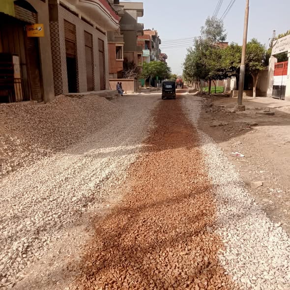 رفع كفاءة الطرق بسيدي سالم