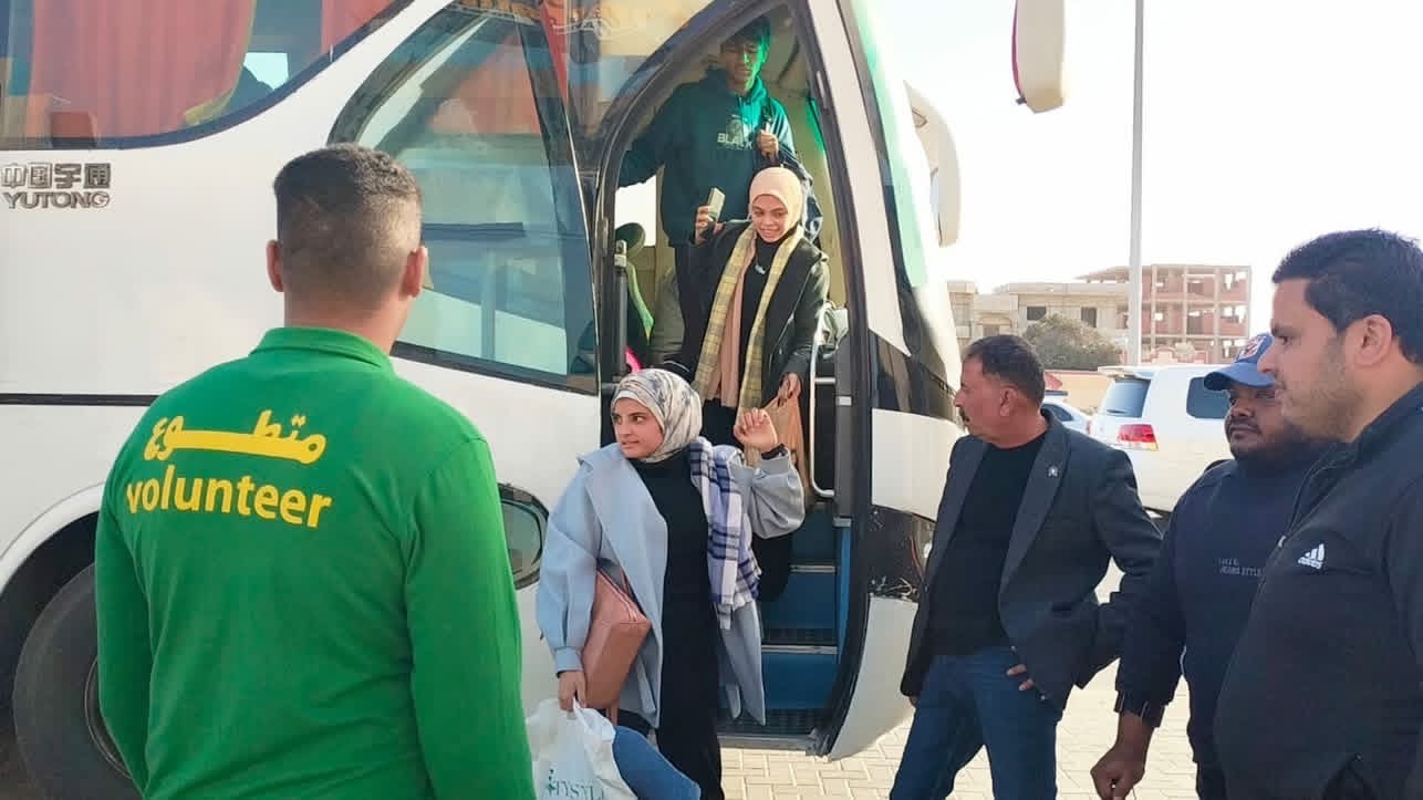 وصول المشاركين لمدينة العريش 