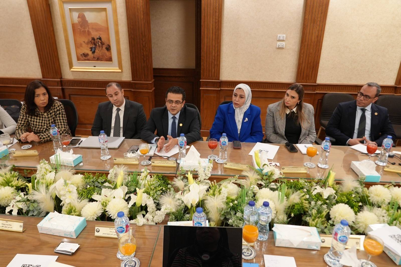 النيابة العامة تستقبل وفد الوكالة الكورية للتعاون الدولي وصندوق الأمم المتحدة للسكان (1)