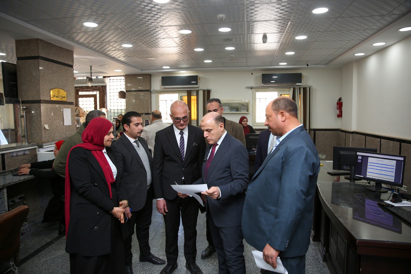 محافظ كفر الشيخ يتفقد العمل بالمركز التكنولوجي