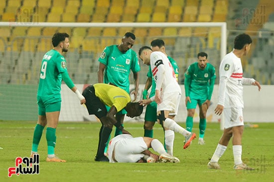 وقوع لاعب الزمالك