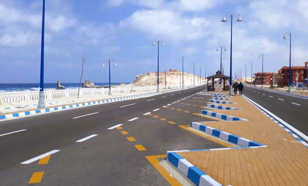 كورنيش الابيض الجديد في مطروح كورنيش الابيض الجديد في مطروح