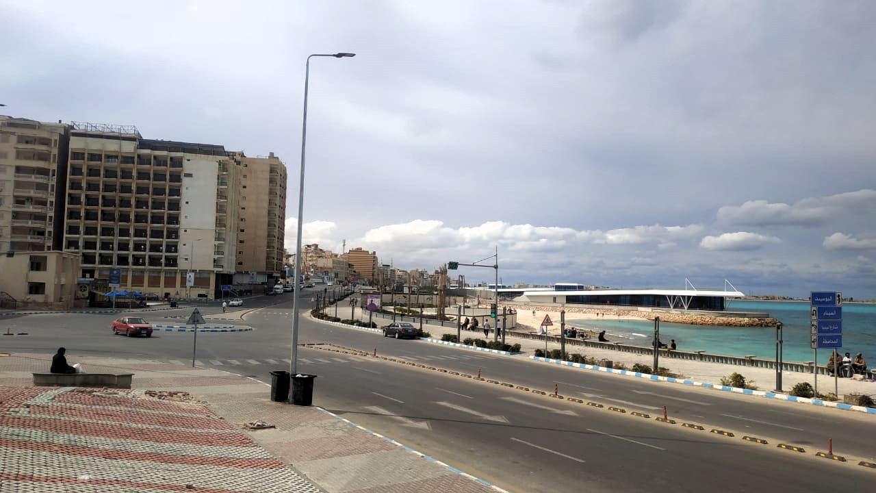كورنيش مطروح بعد التطوير كورنيش مطروح بعد التطوير