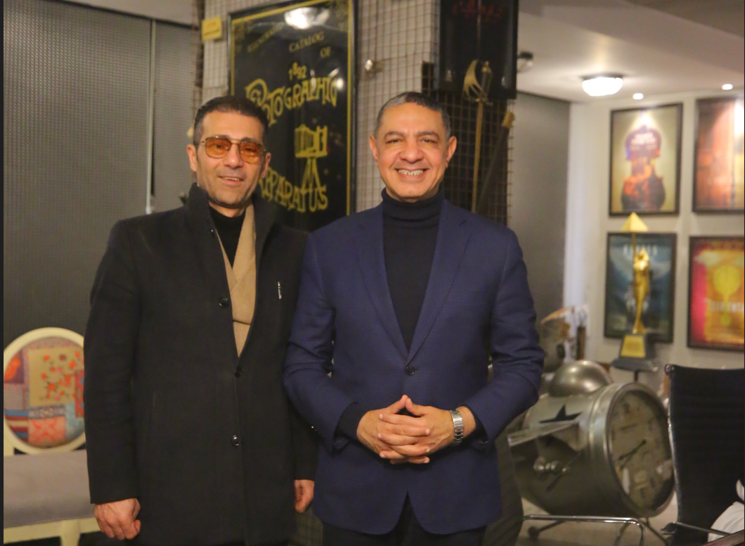 المنتج هشام سليمان والكاتب جمال عبد الناصر