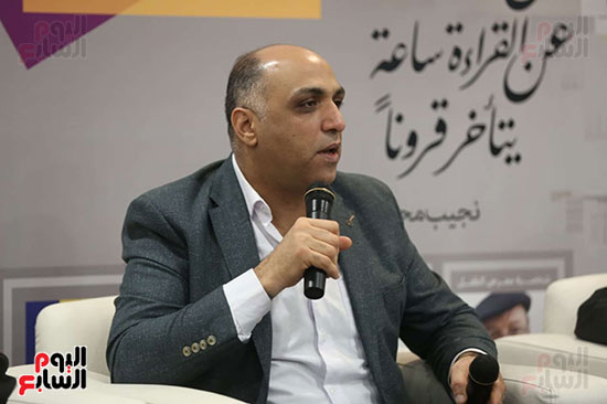وائل السمري خلال الندوة وائل السمري خلال الندوة