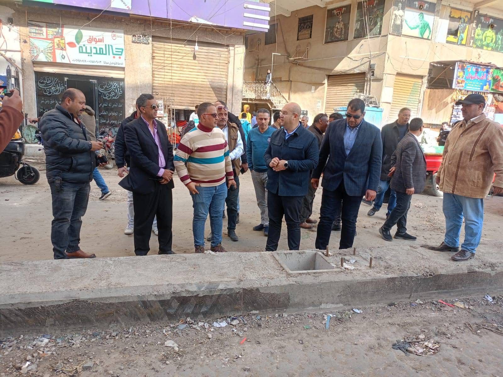  نائب محافظ الجيزة يتفقد المشروعات الخدمية (6)