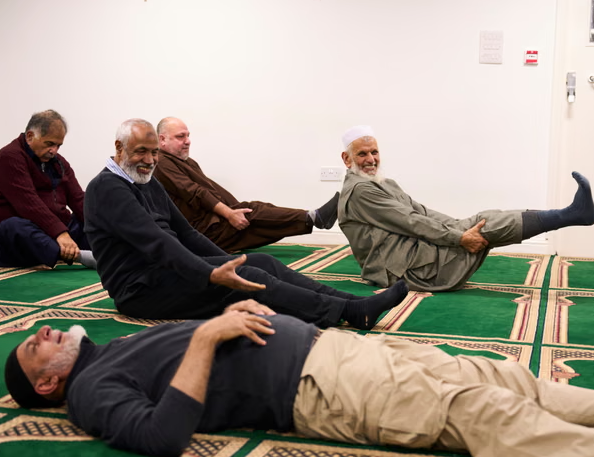 تمارين فى المسجد تمارين فى المسجد