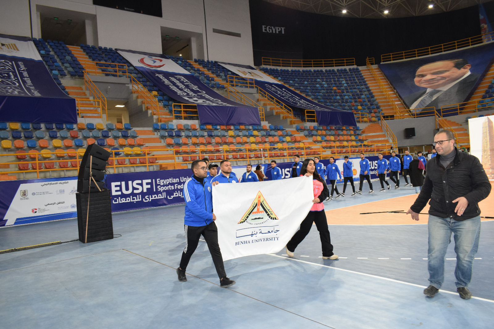 خلال الفعاليات بمشاركة وفد جامعة بنها