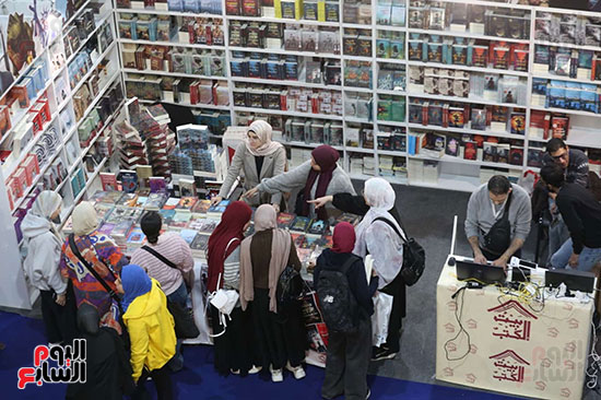اجواء ممتعة من معرض الكتاب