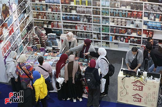 اجواء ممتعة من معرض الكتاب