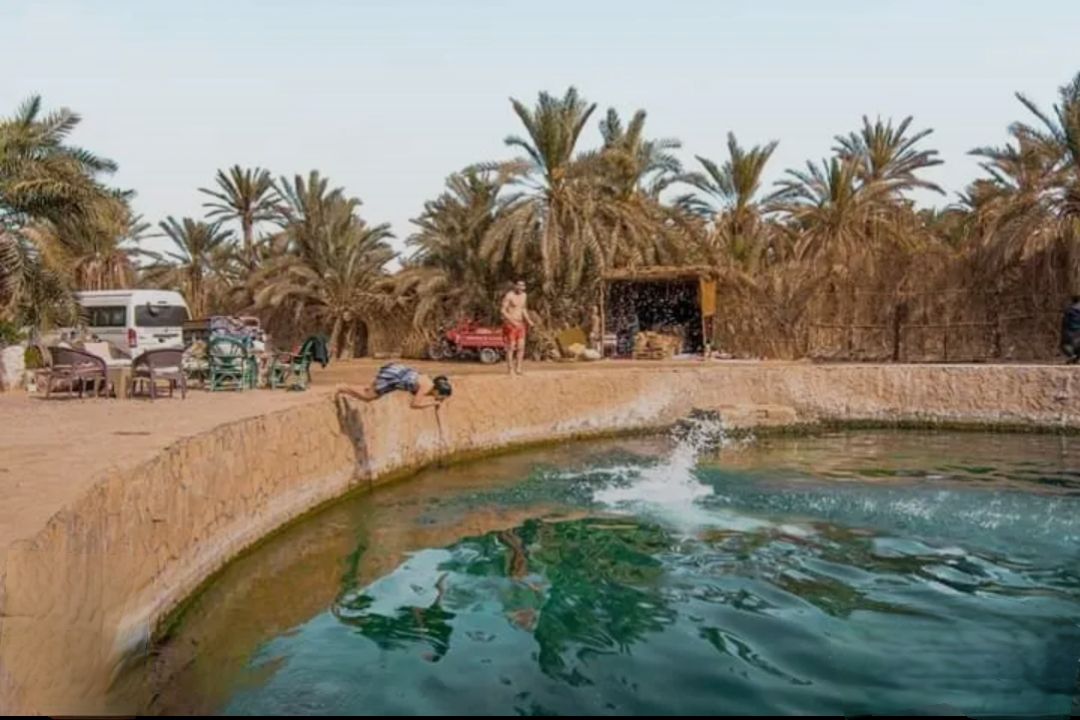 عين كليوباترا - واحة سيوة عين كليوباترا - واحة سيوة