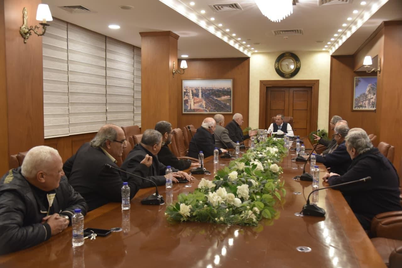 لقاء المحافظ وقدامي الرياضيين