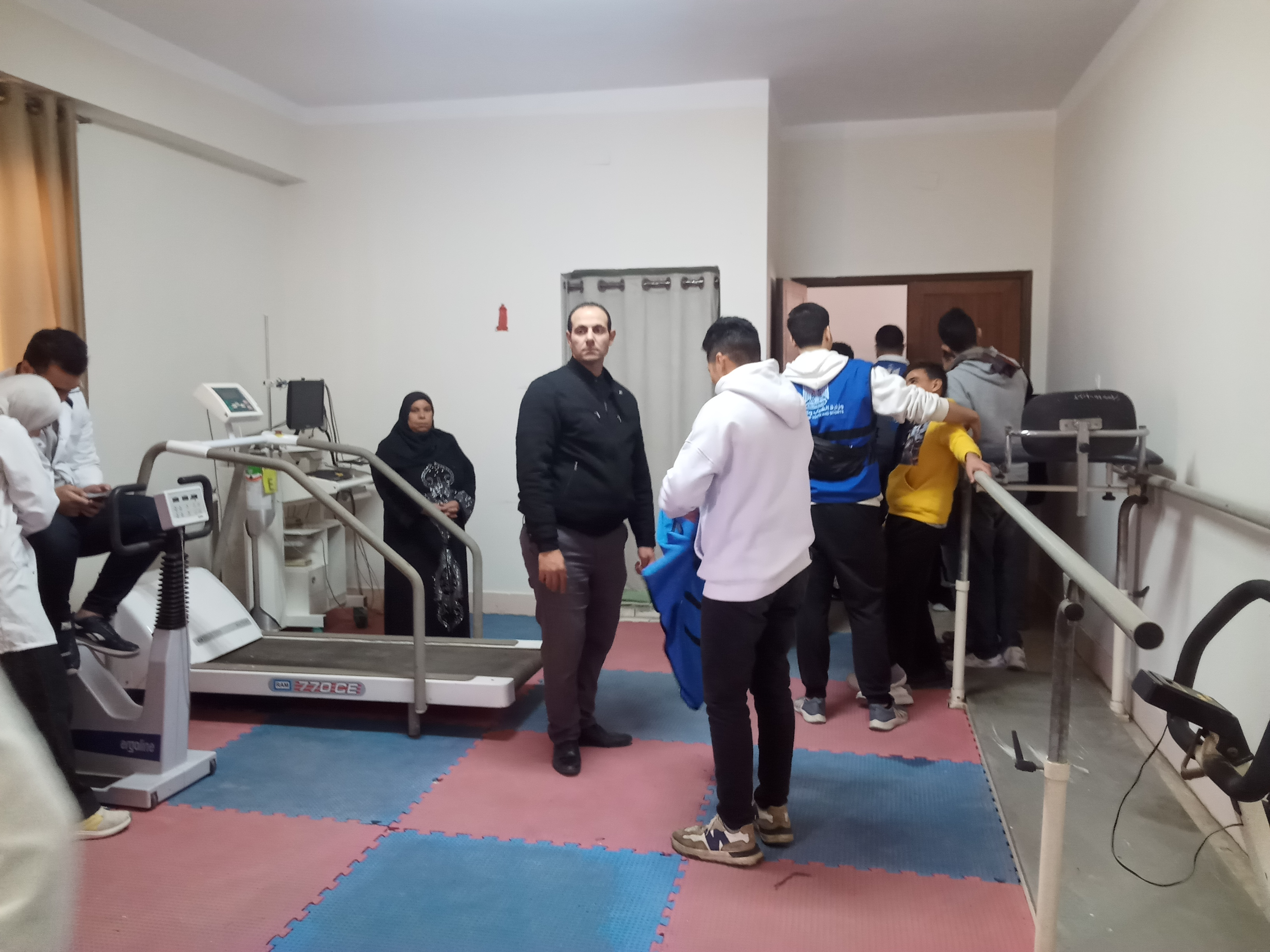 استعدادات فحص الرياضيين بدمياط