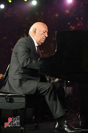 عمر خيرت خلال الإحتفالية عمر خيرت خلال الإحتفالية