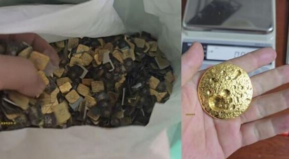 مدون يستخرج 191 جراما من الذهب من النفايات الإلكترونية