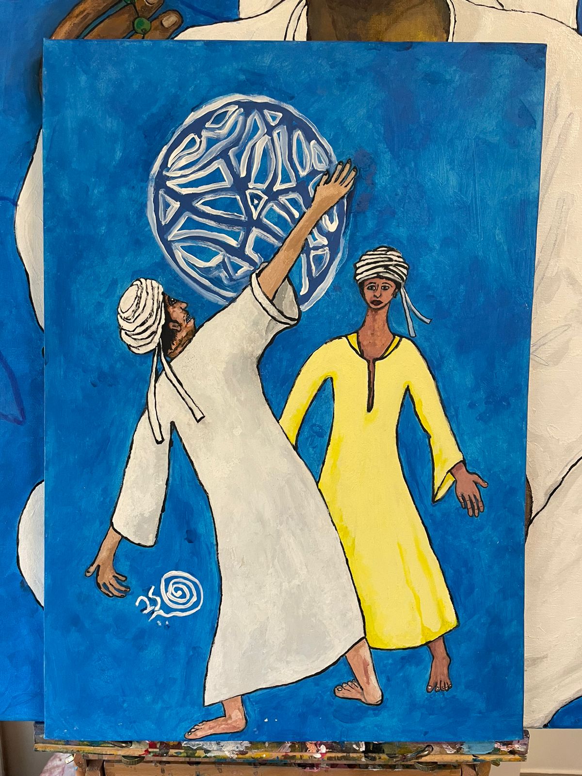 لوحة لـ وليد علاء الدين