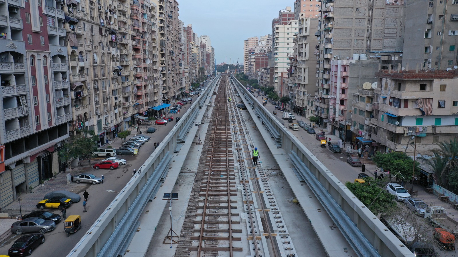 أعمال الإنشاء فى مترو الإسكندرية أعمال الإنشاء فى مترو الإسكندرية