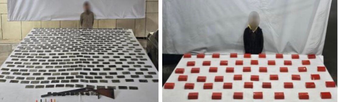 مقتل 4 عناصر إجرامية وضبط طن مخدرات و59 سلاحًا ناريًا (1)