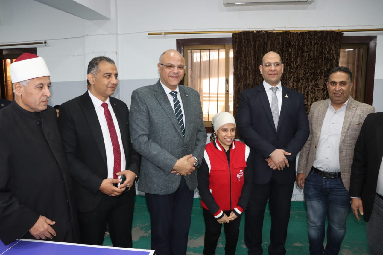 مع إحدي اللاعبات بالنادي