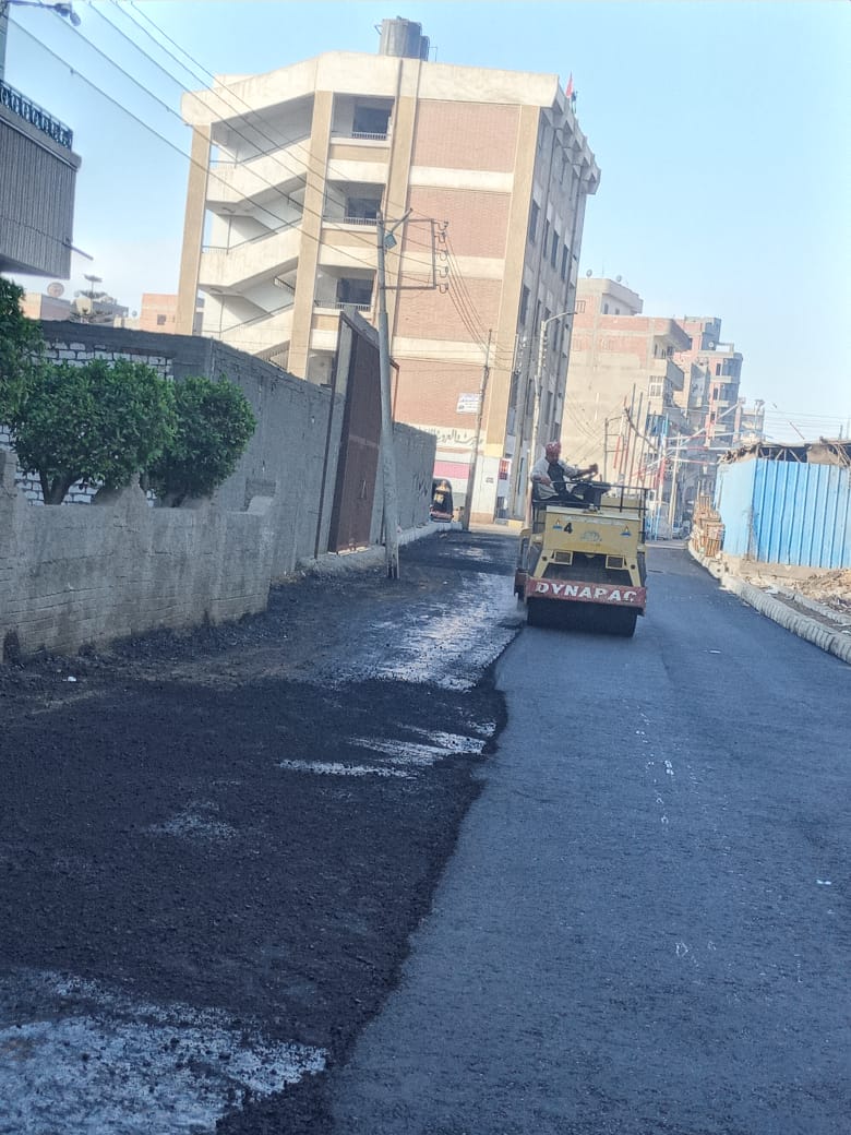 تطوير ورصف الطرق بالدقهلية (2)