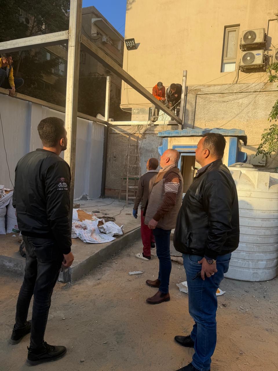 جانب من إزالة الجمالون